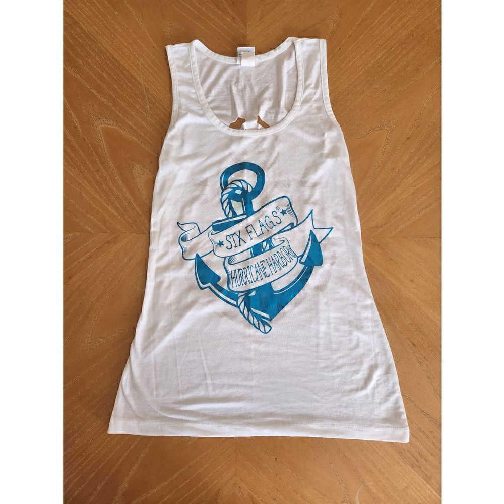 Six flags Hurricane harbor tank top women's size xl